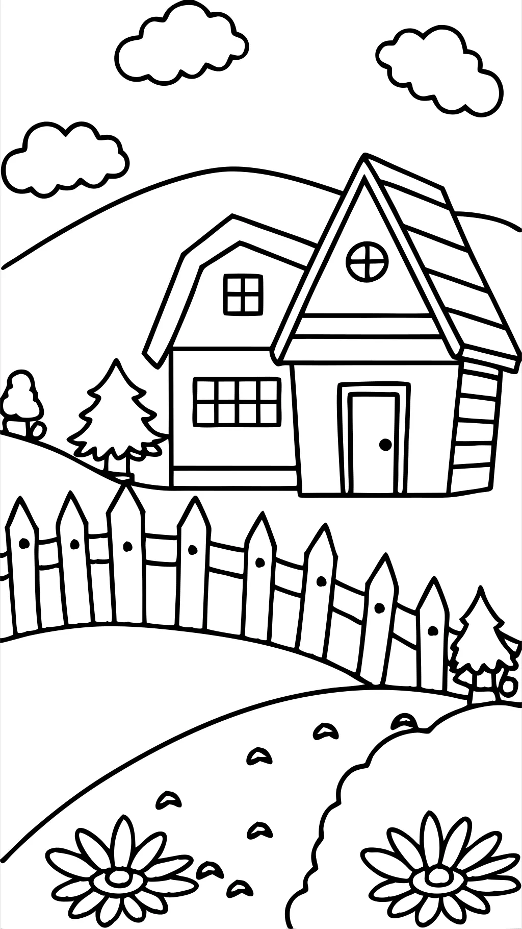 Little House on the Prairie Coloring P.